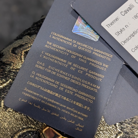 Roberto Cavalli Paisley Soft Calf Hair Shoulder / Crossbody Bag + Dust Bag Nwt - Picture 12 of 14